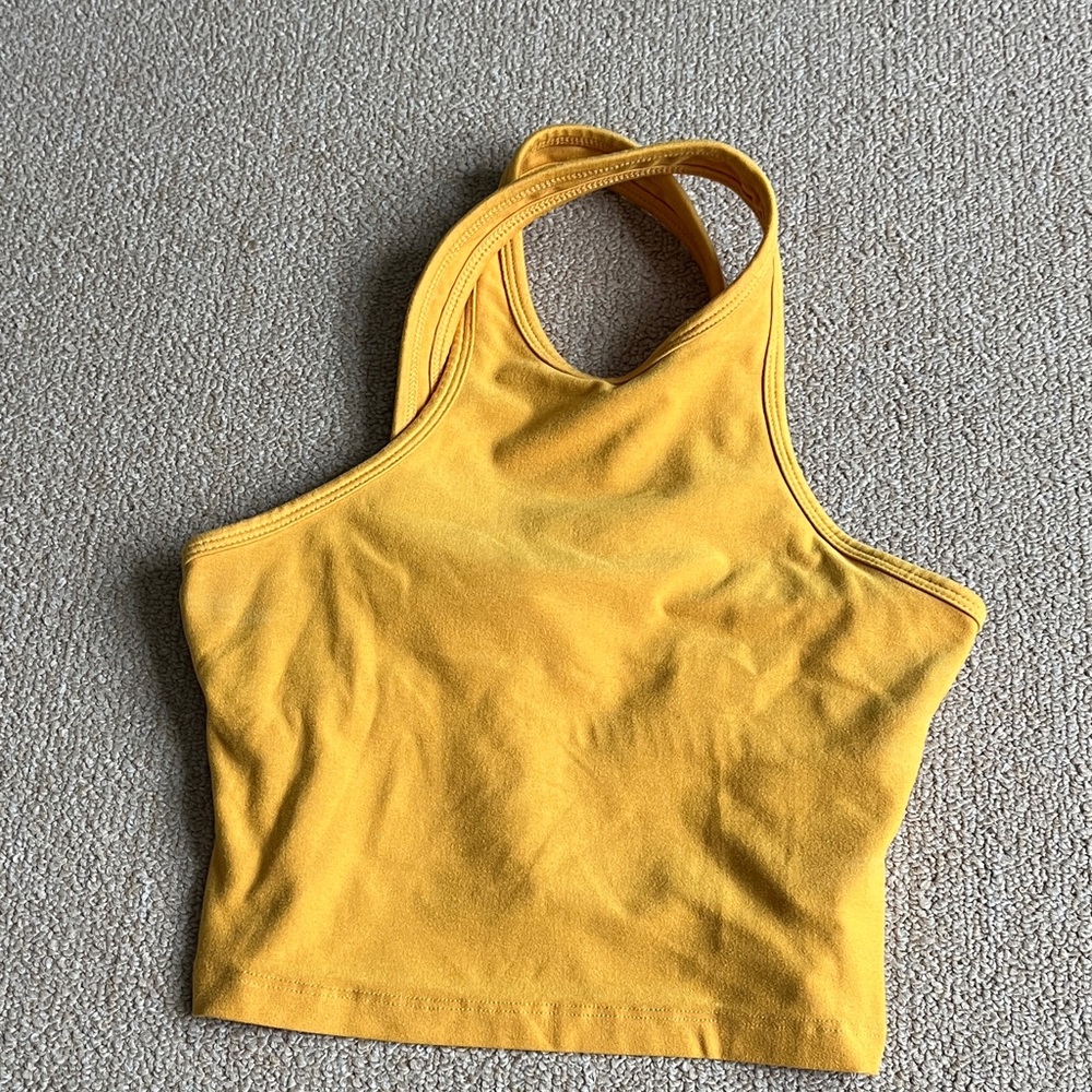 Yellow Women's Halter Top